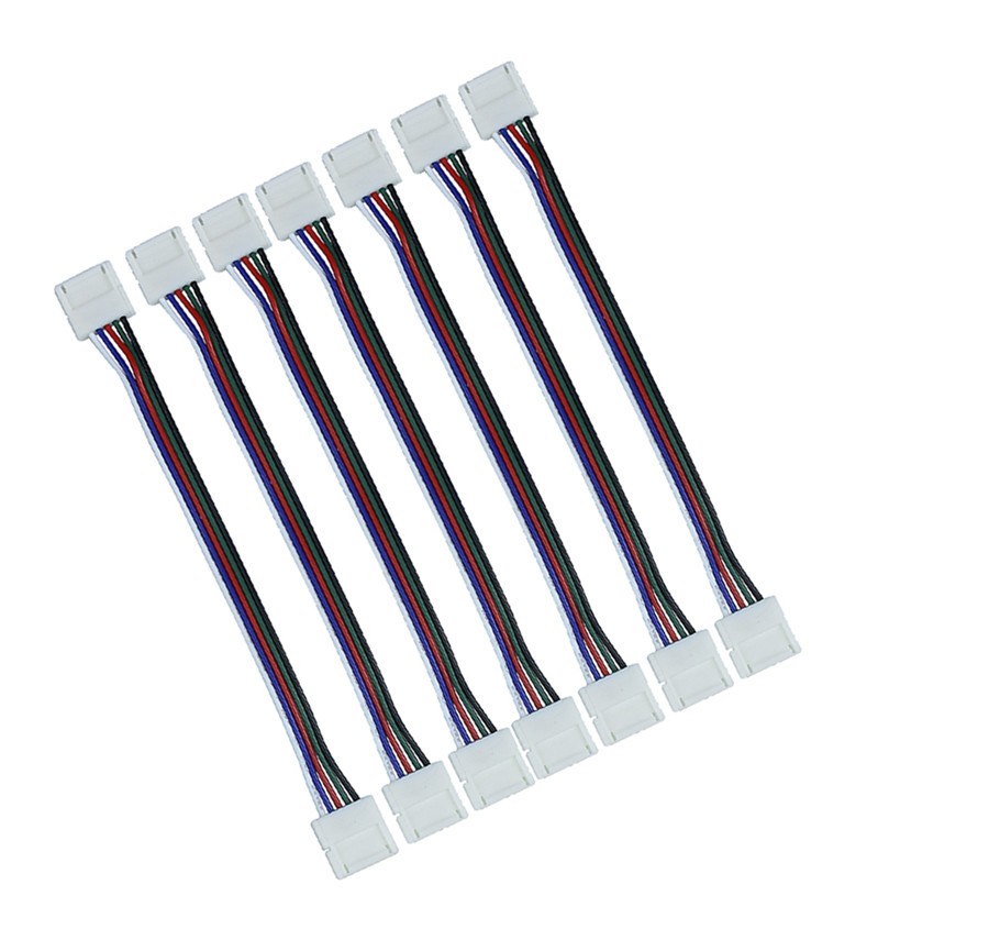 SMD5050 strip light 10mm width connector wire 4 Pins