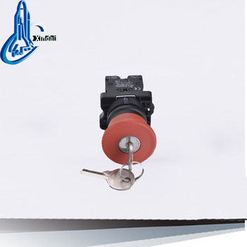 Good Quality Equipment Push mushroom push button switch with key LAY5-ES142