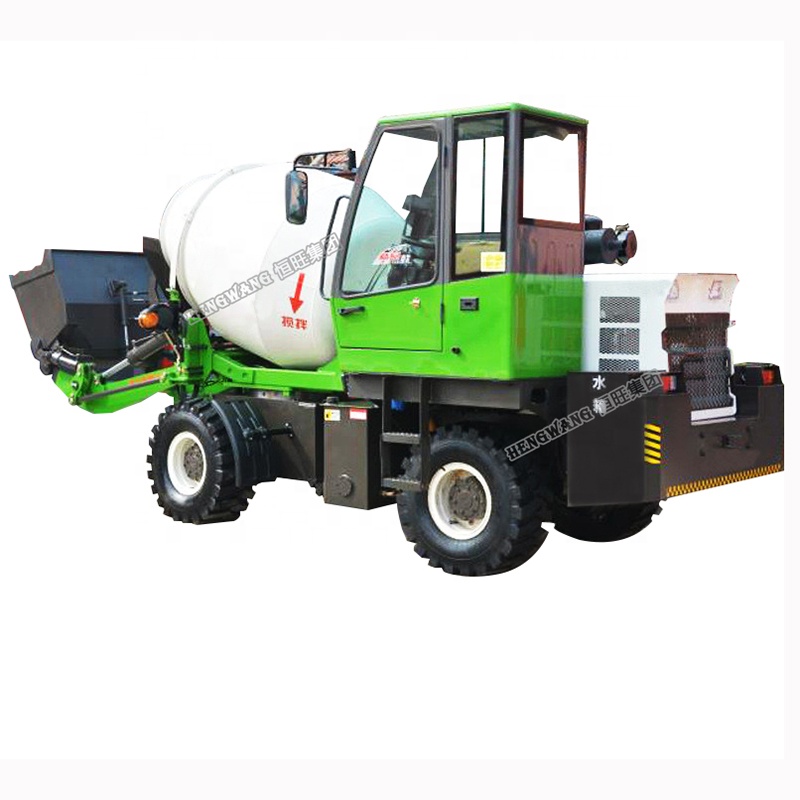 Self loading 2 cubic meters rc concrete mixer truck