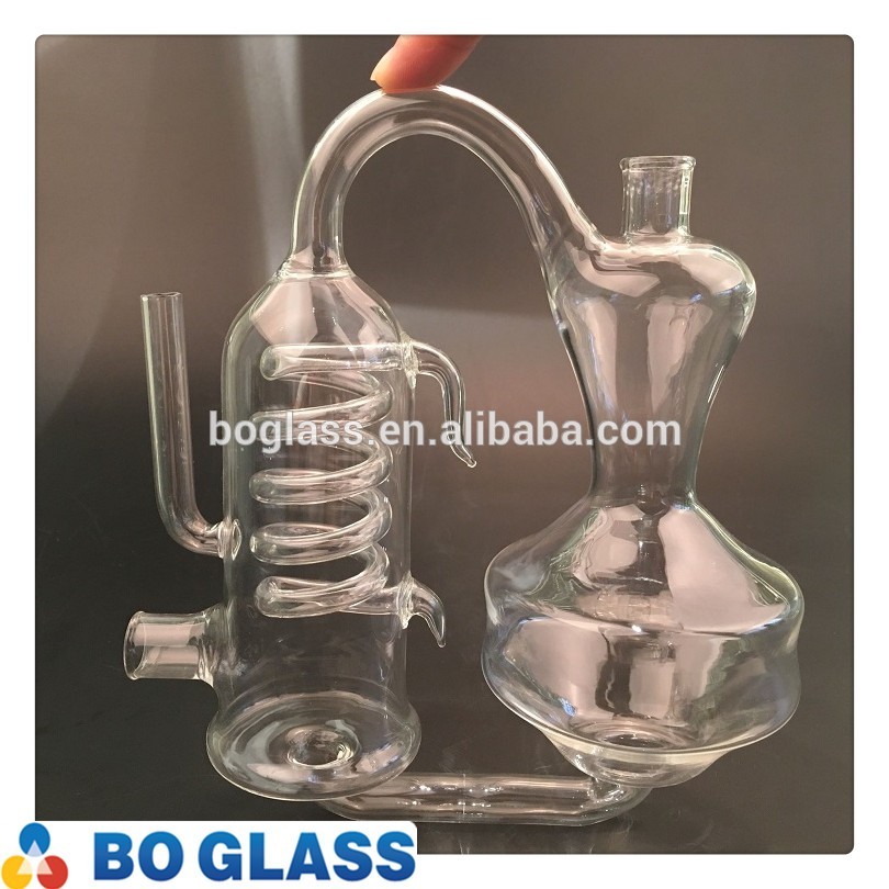 glass dropper clear red wine glass bottle / glass bottle for oil and vineger