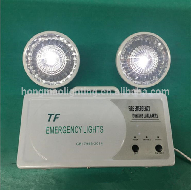 high brightness light for elevator factory Market stairs lighting Dual lamp Fire led emergency light