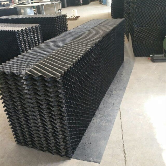 Central air-conditioning cooling tower packing PVC cooling tower fill packing media cross flow cooling tower filler