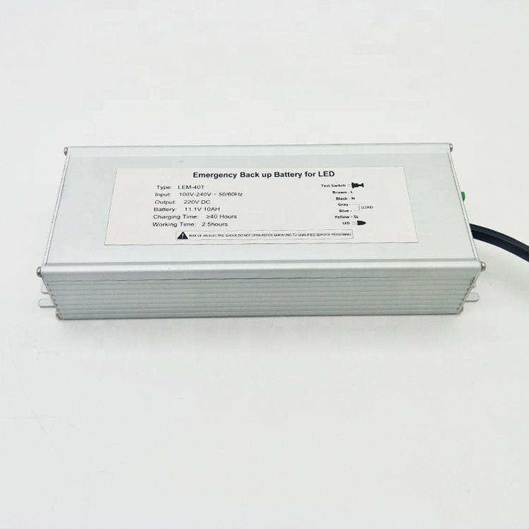 Battery backup downlight emergency kit