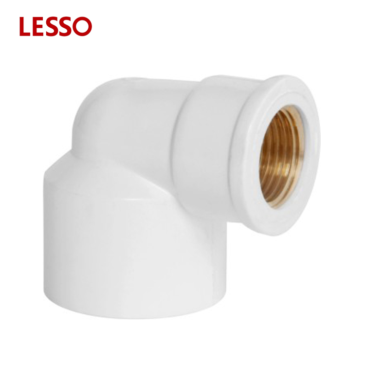 LESSO PVC Pipe Fittings female thread pvc pipe fitting 90 degree elbow