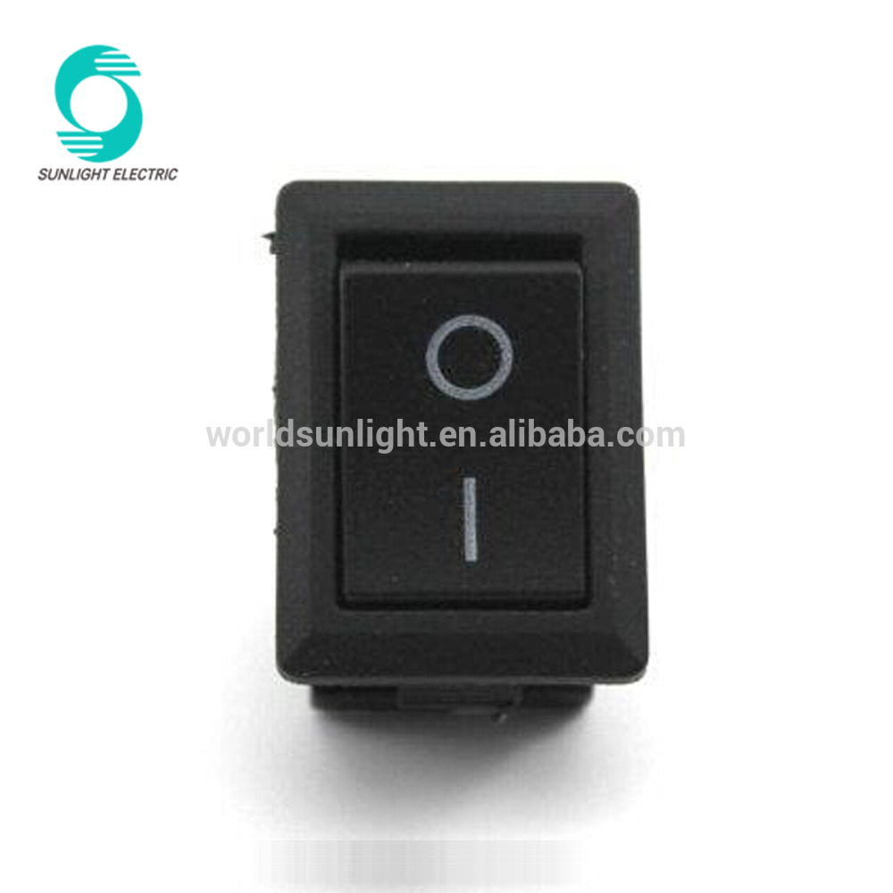 IP44 KCD1-101 black mini on-off or on-on t85 1e4 2 position rocker switch