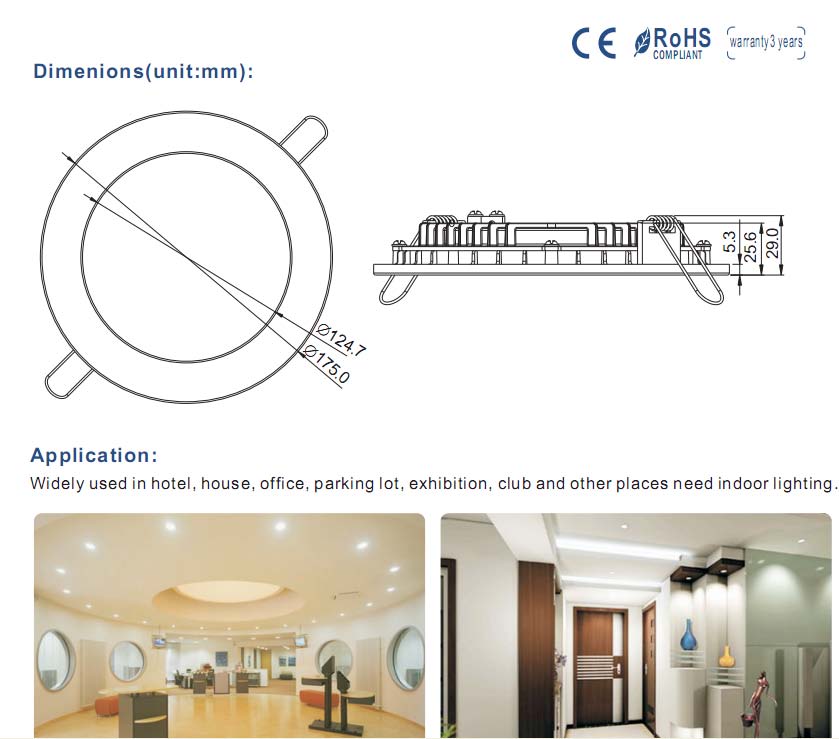 Ultra Slim Dimmable 18W Led Downlight 6, Shenzhen Recessed Downlight Price