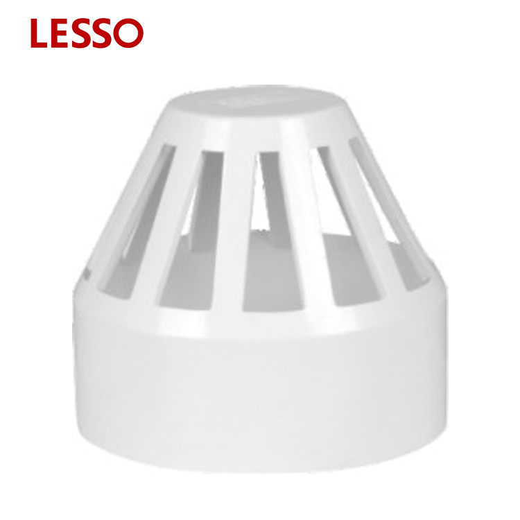 LESSO ISO Standard PVC drainage pipe fitting Vent Cap plastic cap