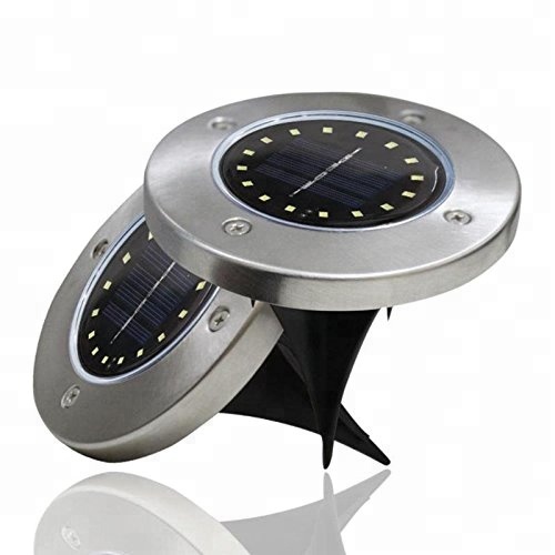 2019 Portable 4pcs 8led 16led set round power outdoor road ground sensor disk lamp street solar led light