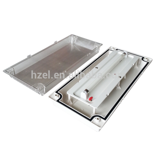 Battery Powered Fluorescent Emergency Light For Buildings