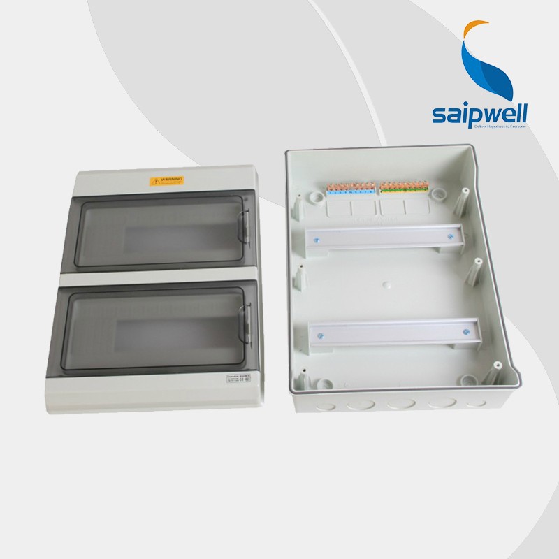 SAIP/SAIPWELL 380*381*110mm 32 way New Type Plastic Enclosure Electrical main distribution boards