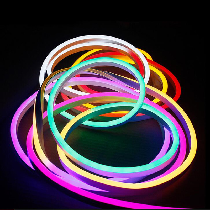 Full color neon high voltage light strip neon strip light full color led neon flexible strips