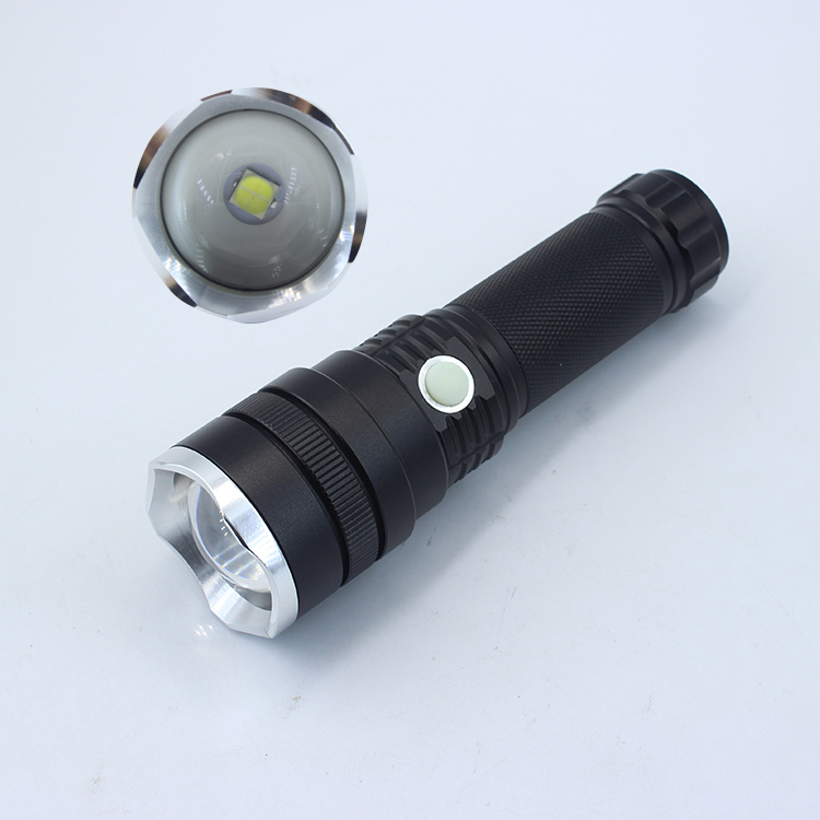 Multi-function10W Super Bright XHP50 1000 Lumen Aluminum LED USB Rechargeable Flashlight Charge Torch With Energy Display