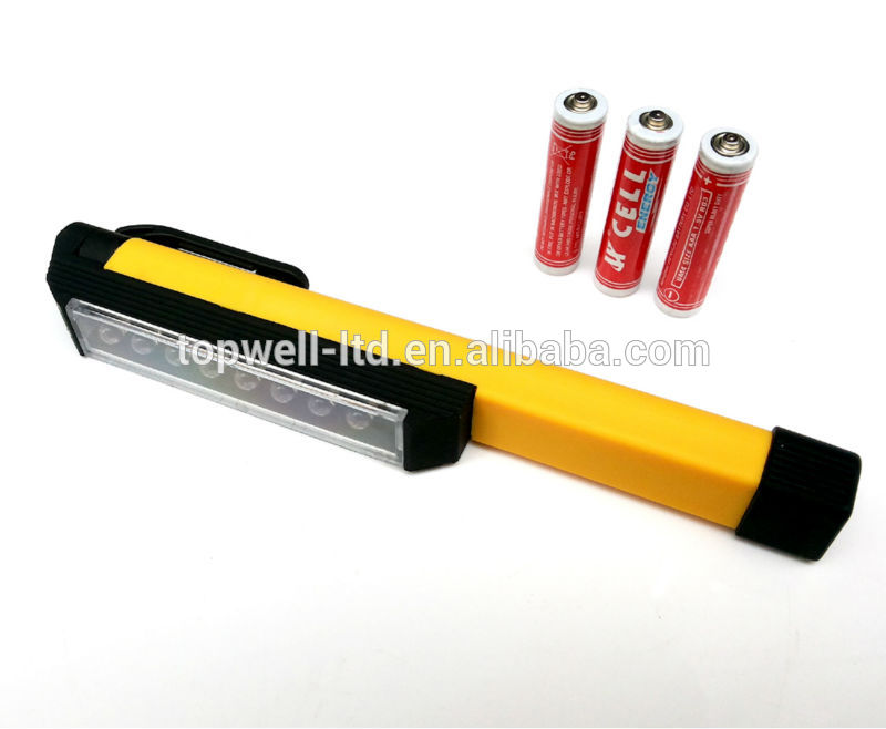 New Pen shape 8 LED's Pocket Inspection Lamp portable led light