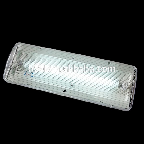 Battery Backup Emergency Light Industrial Fluorescent Bulkhead Light