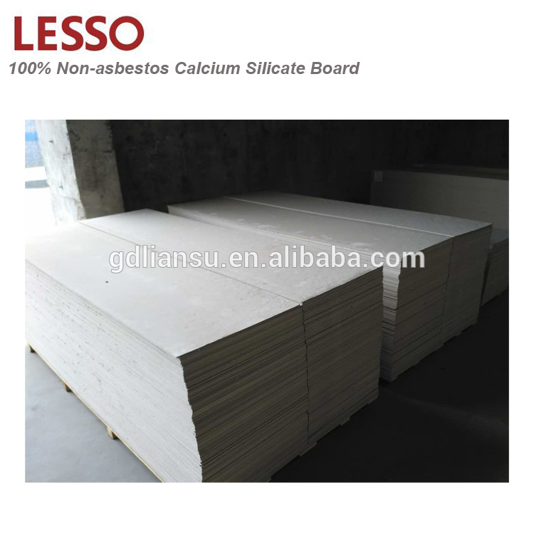 1.2~1.3 g/cm,   6mm thickness Calcium Silicon Board for interior ceiling board