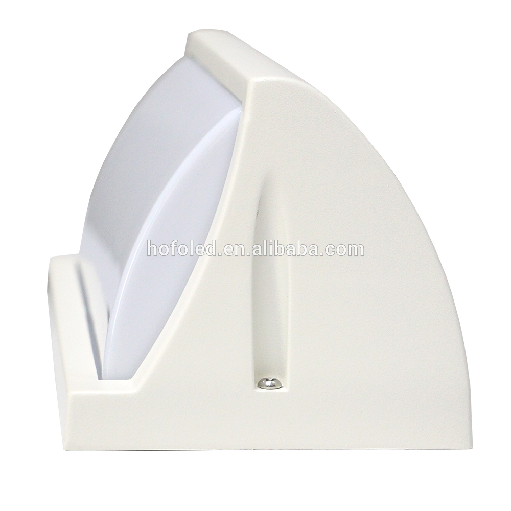 fireproof bulkhead white black modern light ip65 led wall lamp for home