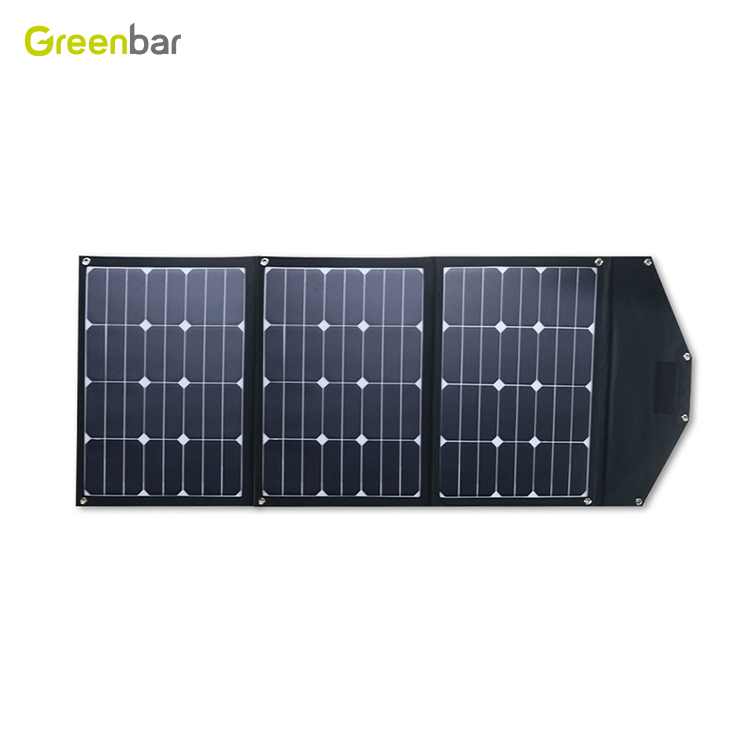 Compact and Portable 18V 24V 105W Folding Solar Panel With High Conversion Rate