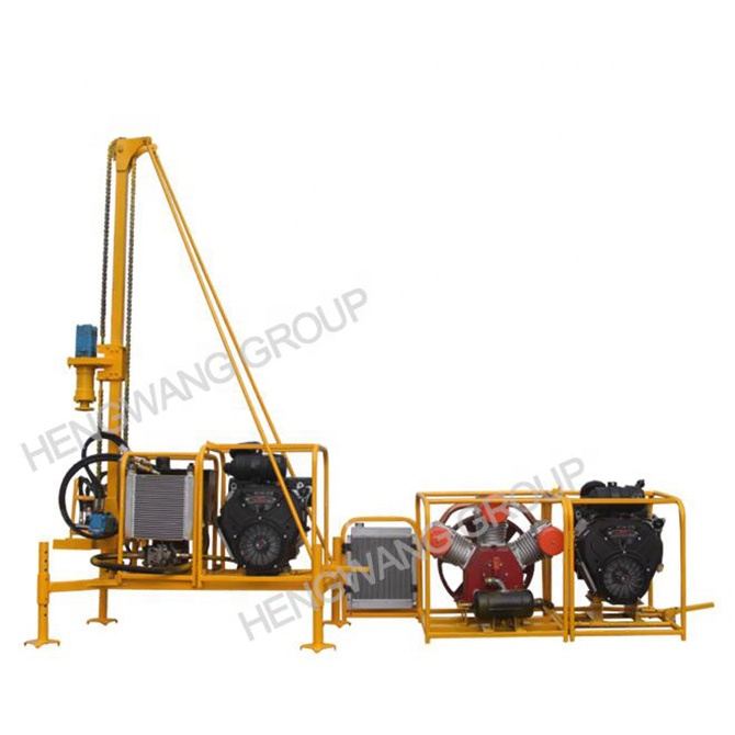 Small mine drilling rig water well