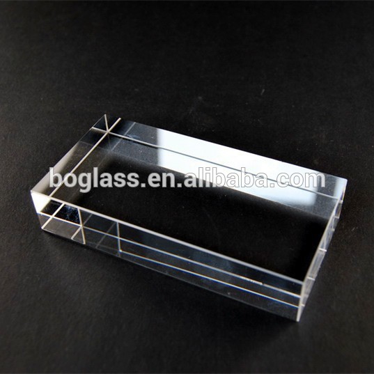 BK7 glass block, clear optical glass in bulk sale