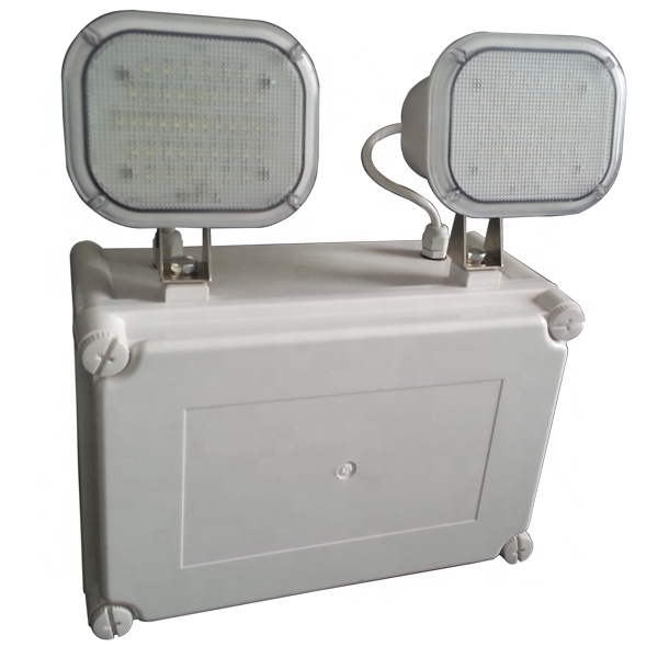 IP65 LED Rechargeable Sealed Ni-Cad Twin Emergency Light