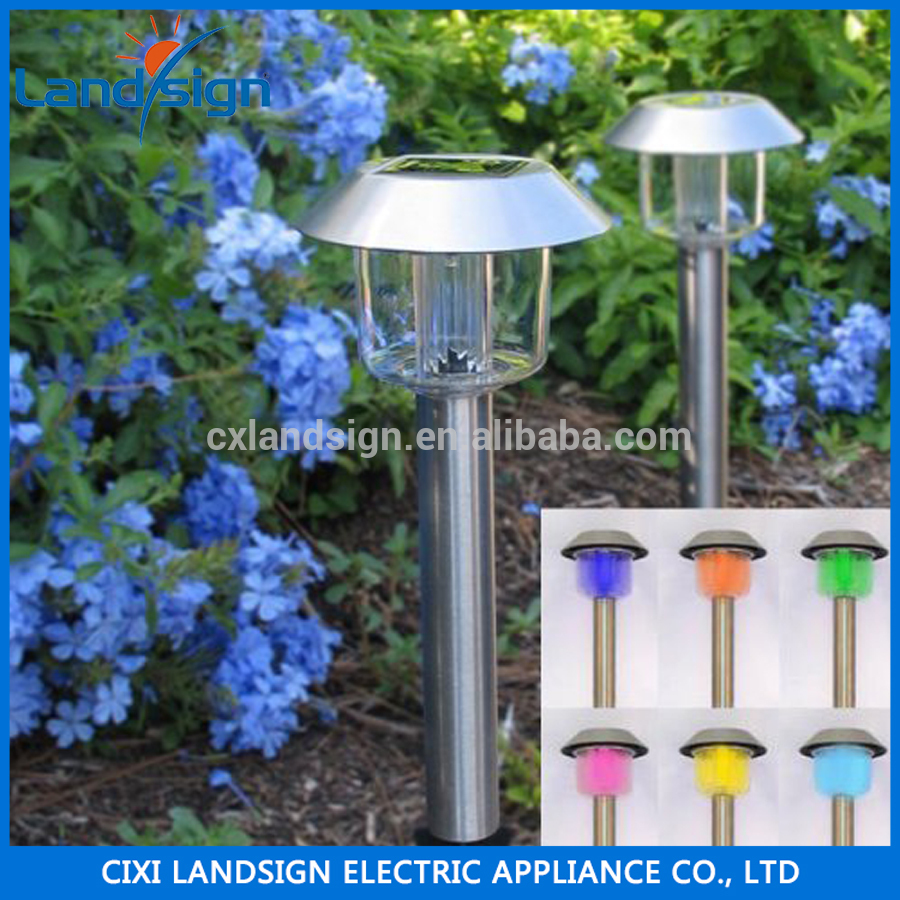 Hot!!!stainless steel solar led solar light ,solar pathway light with CE and ROHS certificated