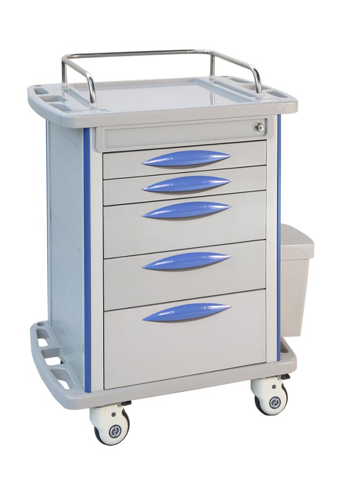 Medical Standard Customized Drawers Emergency Medicine Trolley