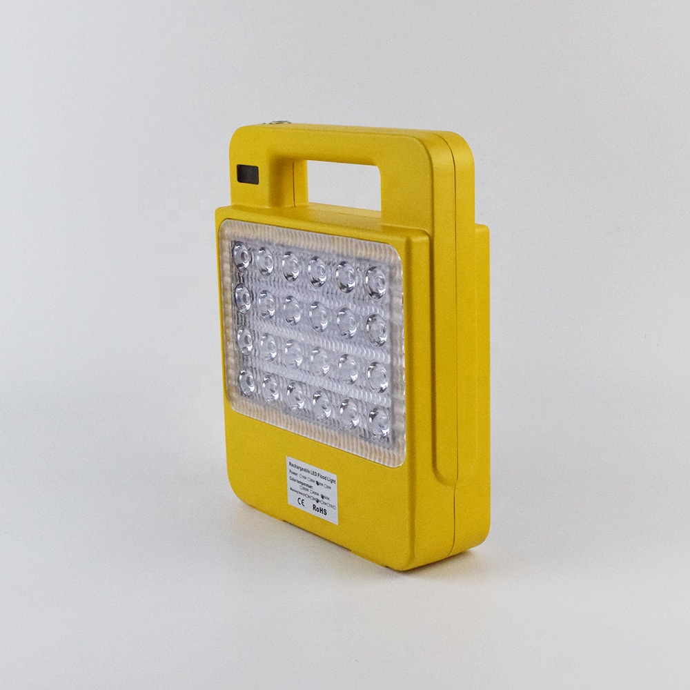 LED Work Light Solar Rechargeable Portable Waterproof LED Flood Lights for Camping Hiking Emergency Car Repairing