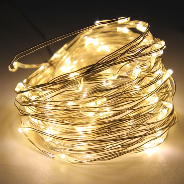 Christmas Bottle Decoration 33ft 10m 100 LEDs Waterproof USB Powered Led Fairy Copper Wire String Lights