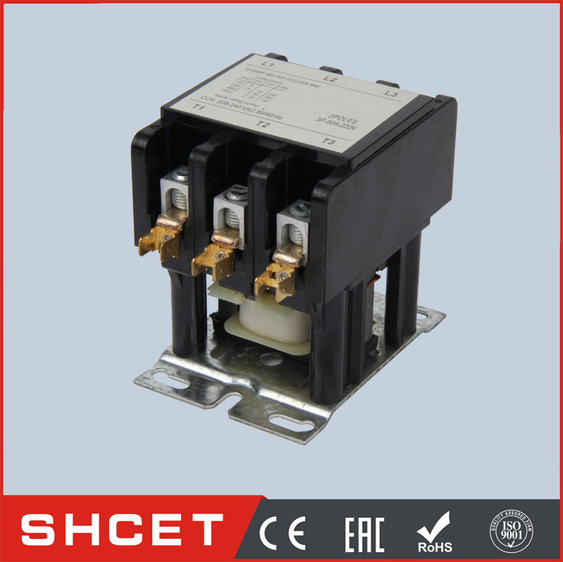 1P 20A 30A 40A air conditioner contactor Definite Purpose Contactors