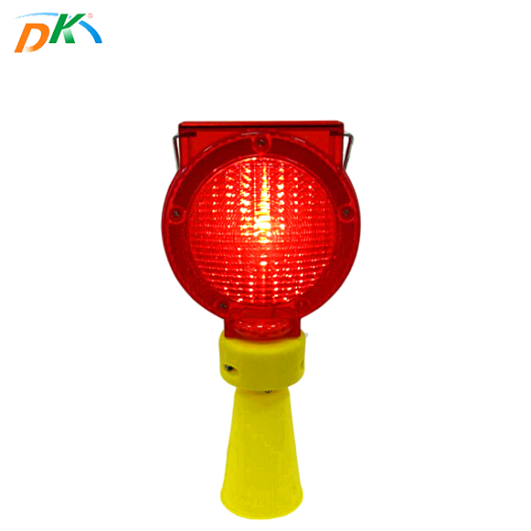 DK Led Solar Panel Signal Traffic Safety Road Barricade Warning Light