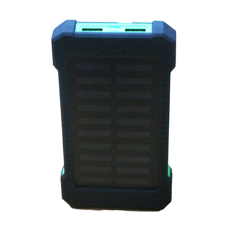 Outdoor Solar Charger Phone External Battery Shockproof Dustproof