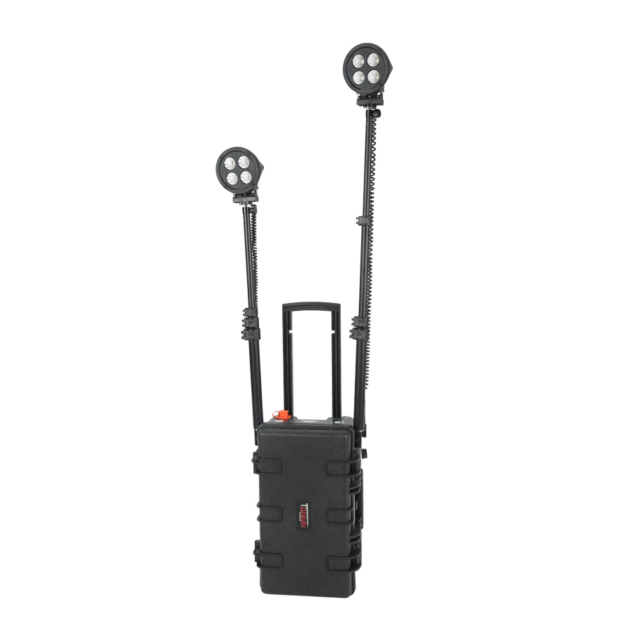 80w cree led portable industrial light, search and rescue stand light