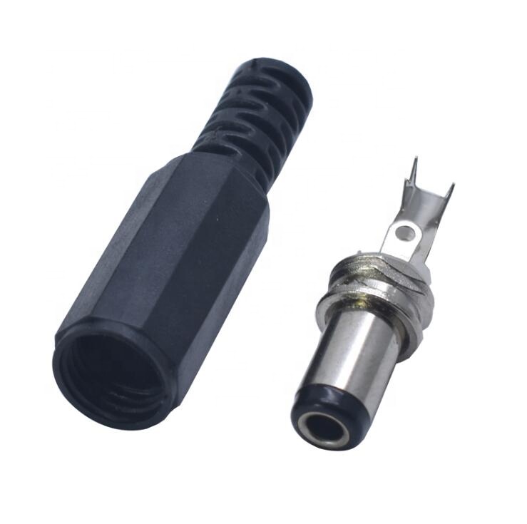 Welding DC 12V power plug 5.5*2.1mm Male head 9mm connector