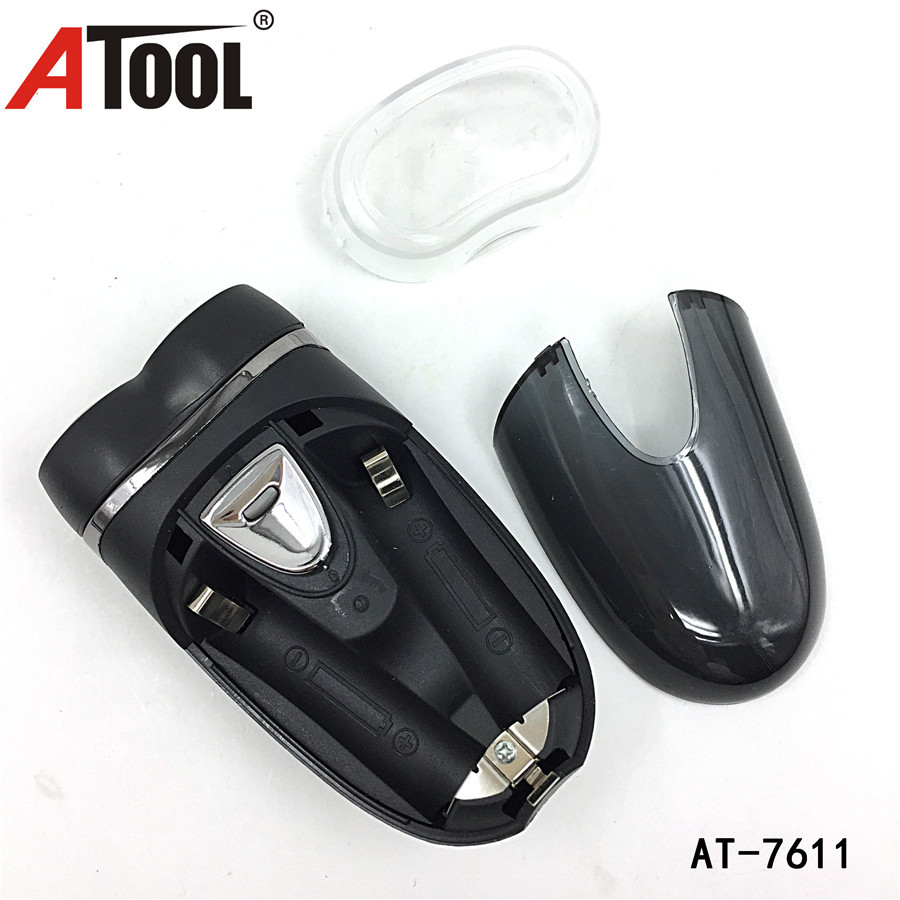 Cheap wholesale electric shaver with led abs stainless steel blade