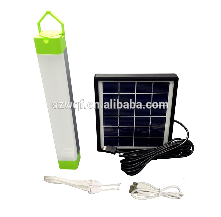 hand take 1 feet rechargeable solar led emergency light