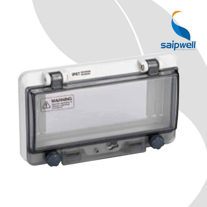 Saipwell Y IP66 Clear Protective Window Waterproof Electrical 8 ways Circuit Breaker Box