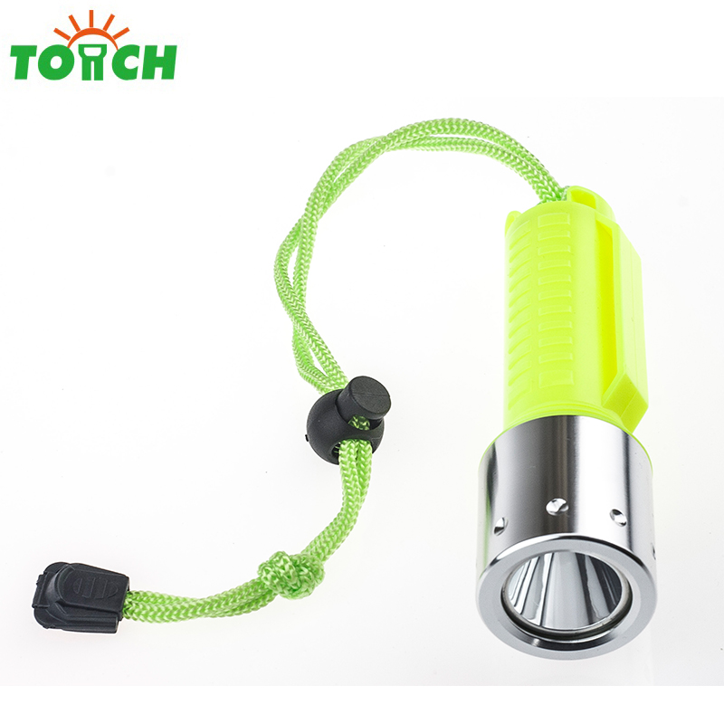 Factory supply rechargeable diving flashlight Diving powerful flashlight waterproof