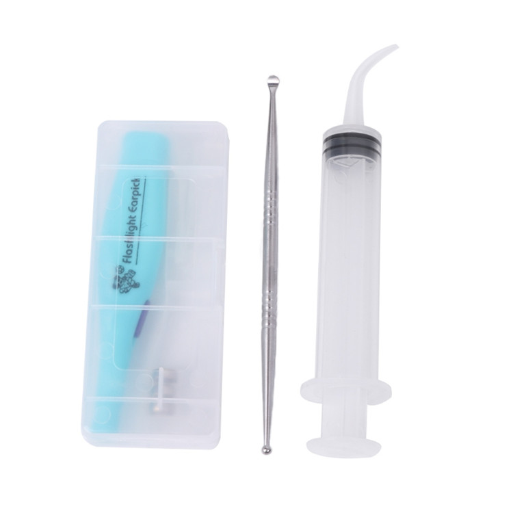 With LED Light Box Irrigation Syringe Premium Tool Tonsil Stone Extractor Tooth Whitening Products Tonsil Stone Remover Kit