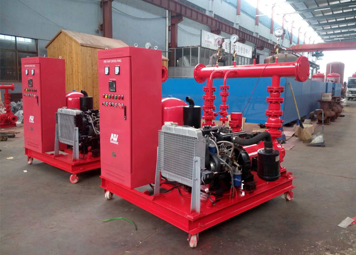 Diesel+Electric+Jockey Fire Fighting Pump