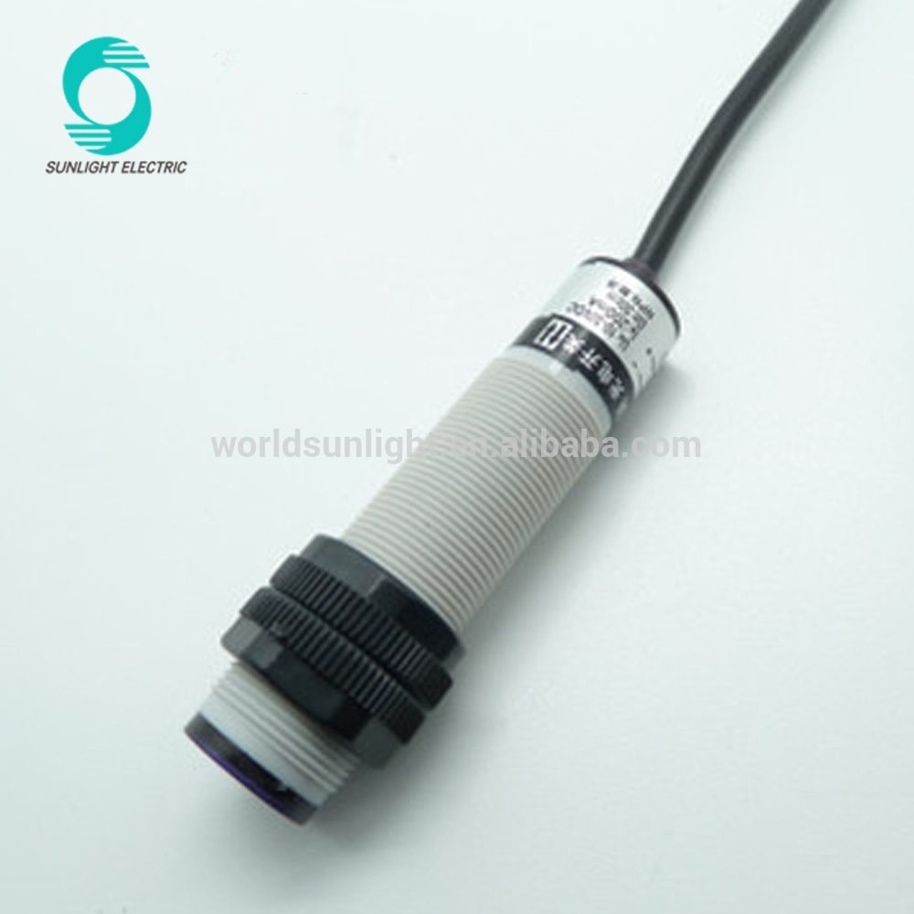 G18-3A30NA M18 diffuse reflection type NPN NO 12V 24V DC 3 wire photoelectric switch