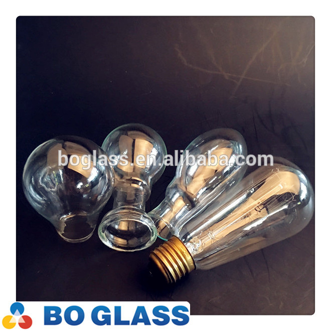 High quality multiple shape lighting clear glass bulbs from BO-Glass