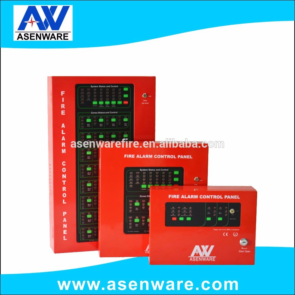 Conventional 8 zone 2 wired fire alarm control panel