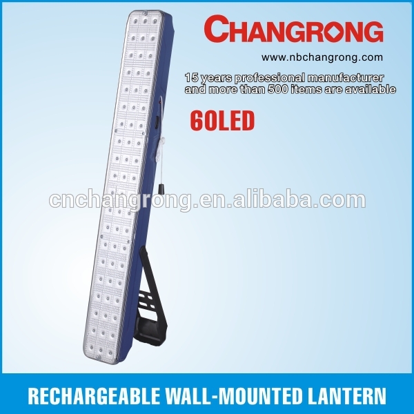 SII approval wall mounted 60 LED emergency and rechargeable light