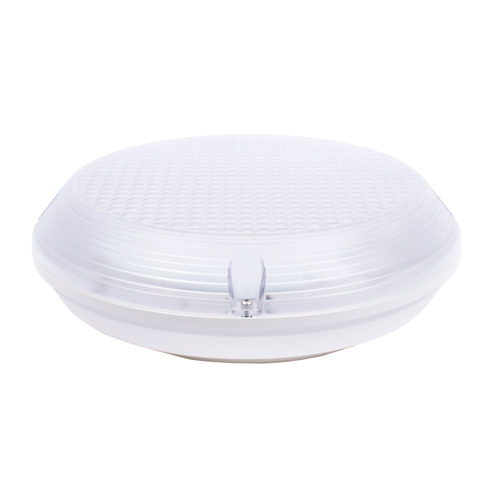 Multi-function battery rechargeable circular LED utility fitting 25W integrated LED bulkhead