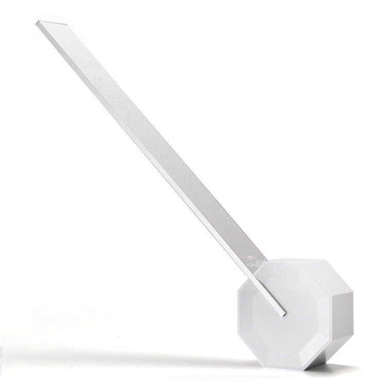 White Black Beautiful Design LED Desk Light Rechargeable Portable Night Reading Lamp