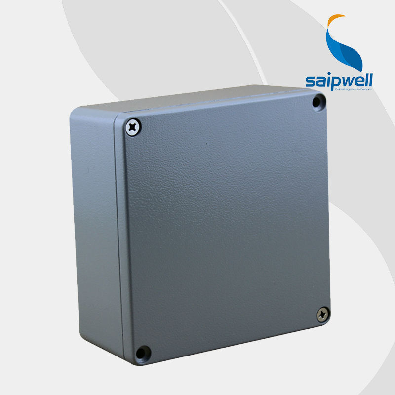 SAIP/SAIPWELL New Product 160*160*70mm Screw Open-Close Type Electrical Enclosure Aluminium Waterproof Meter Enclosure