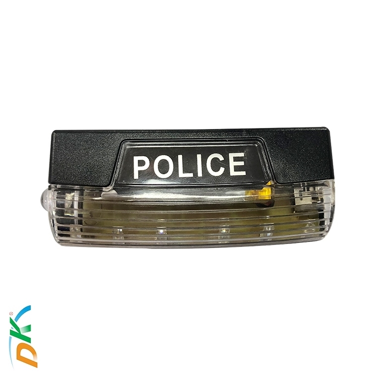 DK LED 4 modes police security power flashing light police shoulder lamp