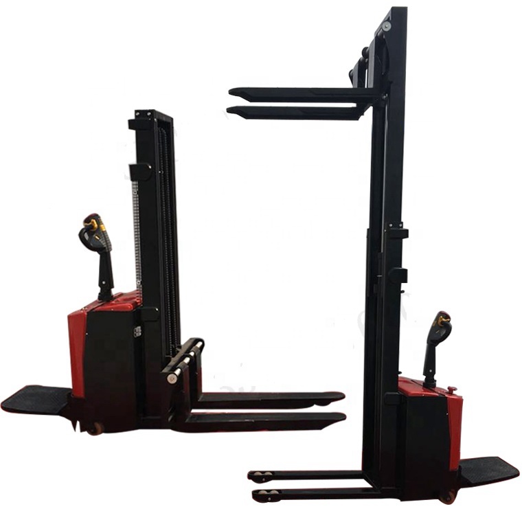 Mini forklift price/self loading stacker