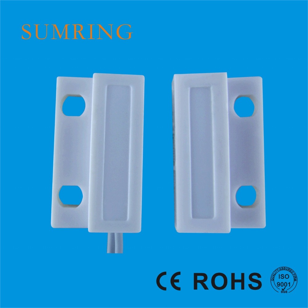 Normally open magnetic sensor switch for wooden window or door