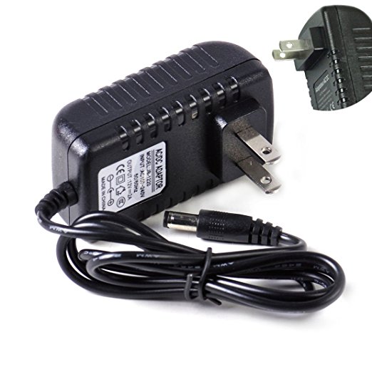 DC 12V 2A Power Supply Adapter, AC 100-240V to DC 12V Transformers, Switching Power Supply for 12V 3528/5050 LED Strip Lights